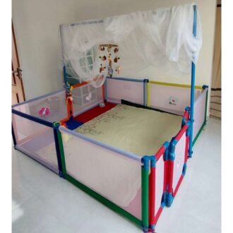 "Introducing the NEW PocoCasa Foldable 8 Panel Playpen - 6.6 ft of Safe Play Area with 2ft Mattress Frame Height. Create a Secure Haven for Your Baby's Early Years with PocoCasa 'Little House'. Its Patented Design Adapts to Your Home's Space Constraints, Ensuring Spacious Comfort. Join the Playtime Fun and Rest Easy Knowing Your Baby is Safe. Get the Ultimate Child-Friendly Solution Today!"
