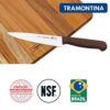 Tramontina  24620148 Professional 8" Meat Knife Stainless-Steel, Polypropylene Handle-Brown