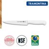 Tramontina 24620188 Professional 8" Meat Knife Stainless-Steel, Polypropylene Handle-White