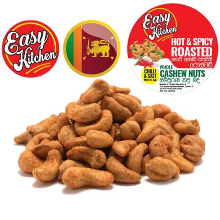WHOLEMarketed by - Shopify Online (Pvt) Ltd. 70/2, Ananda Rajakaruna Mawatha, Colombo 10 Tel: 0777 516161 | 0755 516161 Web: www. easybuy.lkñßia yd ¨KqCHILLI & SALTfrdaiagâfydÜ wekaâ iamhsis ROASTEDHOT & SPICYiïmQ¾K lcq uoCASHEW NUTSNETWT 1000g